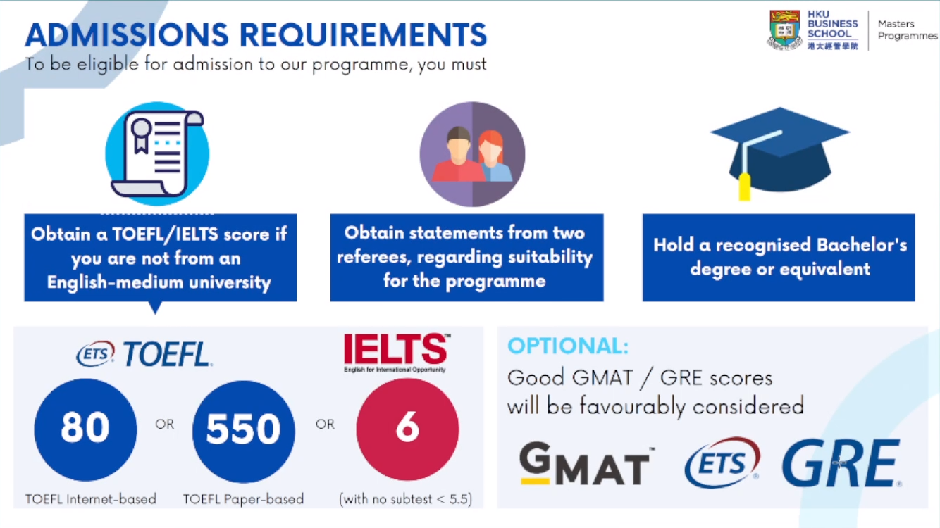 开云电子平台2024网申必看 盘点香港大学经管学院7大硕士项目课程亮点、申请要求(图6)